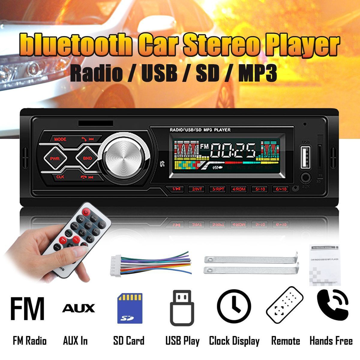 1788-1Din-Wince-Car-Radio-Stereo-Head-Unit-MP5-MP3-Player-bluetooth-With-Remote-Control-FM-USB-SD-AU-1628625