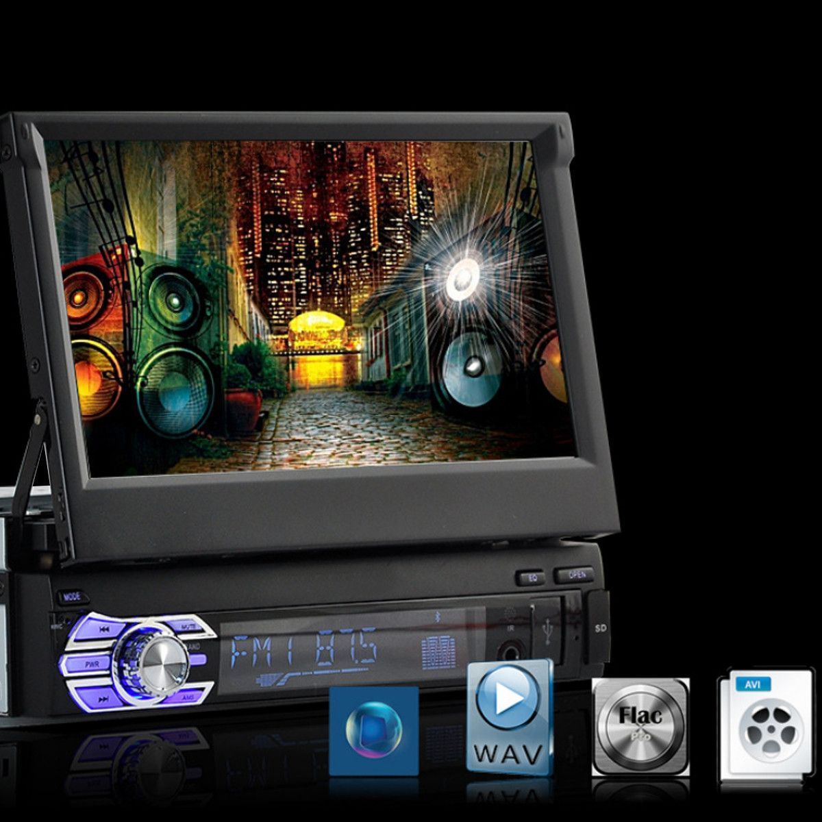 7-Inch-1-DIN-Car-Stereo-Radio-Auto-MP5-MP4-MP3-DVD-Player-Retractable-bluetooth-Touch-Screen-USB-AUX-1066186