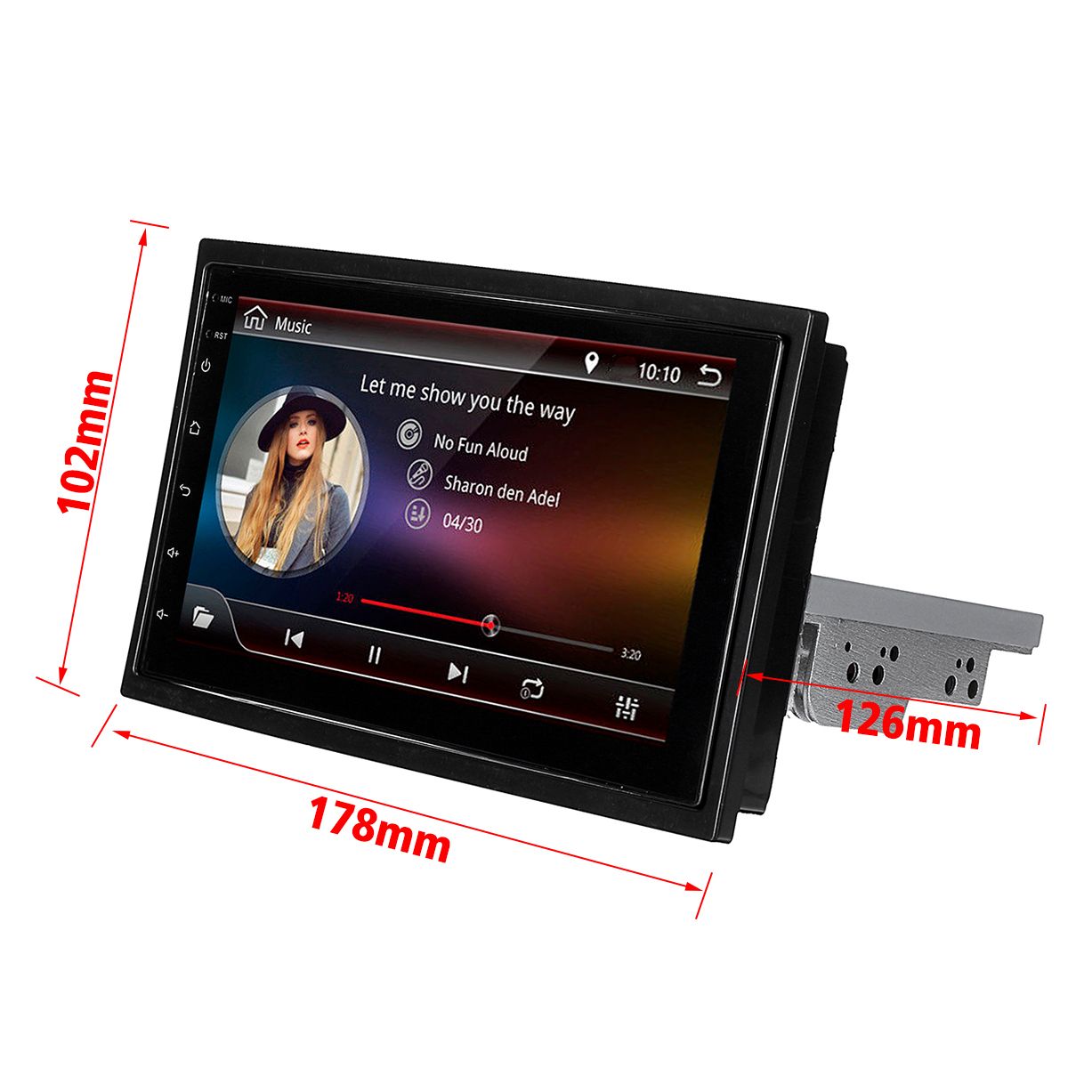 7-Inch-1-Din-Android-81-Car-Stereo-Radio-Multimedia-Player-Adjustable-Screen-4-Core-1GB16GB-GPS-Wifi-1731049