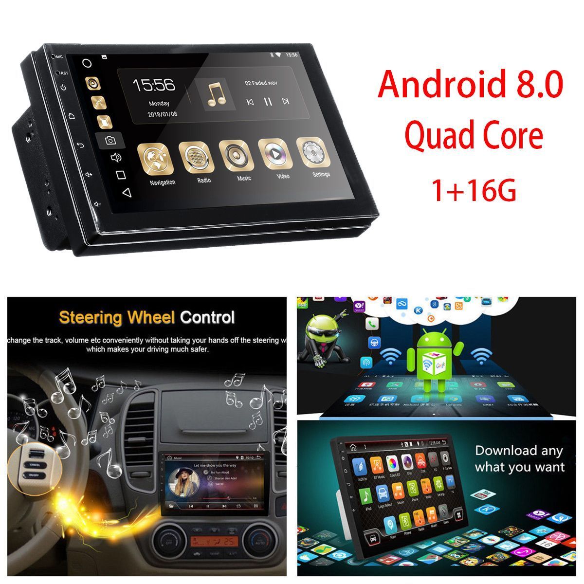 7-Inch-for-Android-80-Car-Stereo-Radio-Quad-Core-116G-2-DIN-25D-MP5-Player-WIFI-FM-Support-Rear-Care-1430503