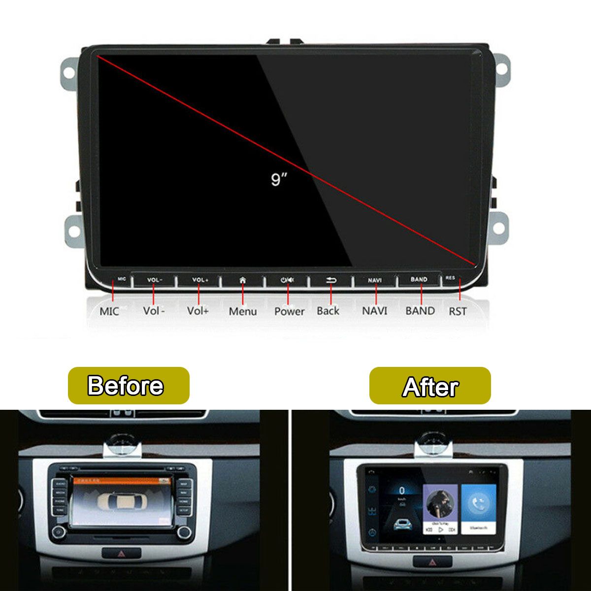 9-Inch-2-DIN-for-Android-81-Car-Stereo-Quad-Core-116G-Radio-Touch-Screen-GPS-bluetooth-WIFI-for-VW-S-1507430