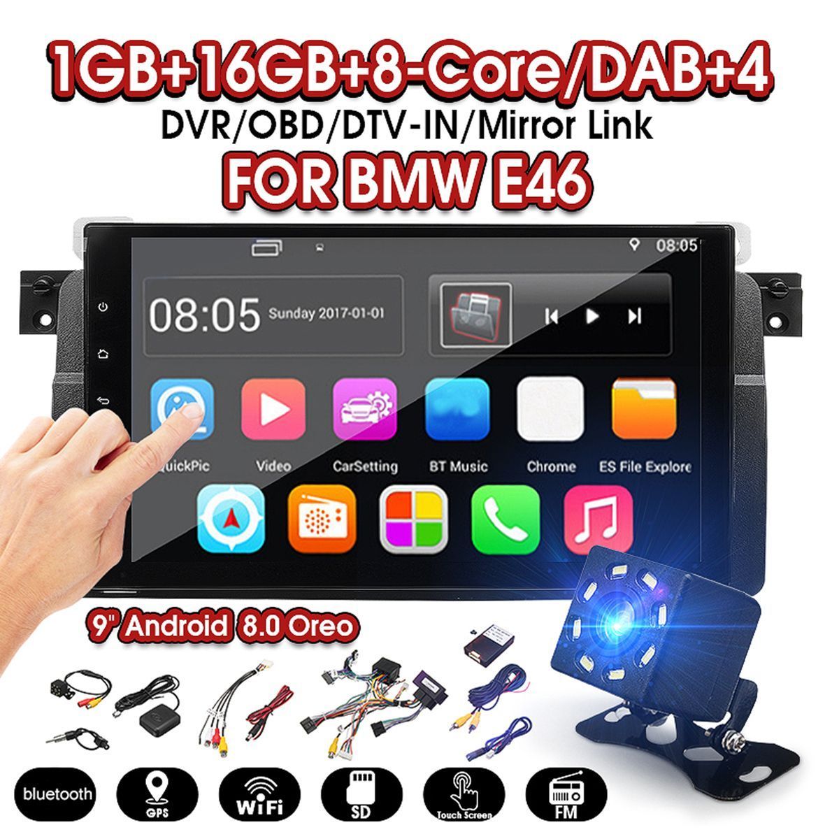 9-Inch-2DIN-For-Android-80-Car-Stereo-Radio-116G-WiFi-GPS-Sat-Navigation-OBD-DAB-with-4LED-Camera-Fo-1362158