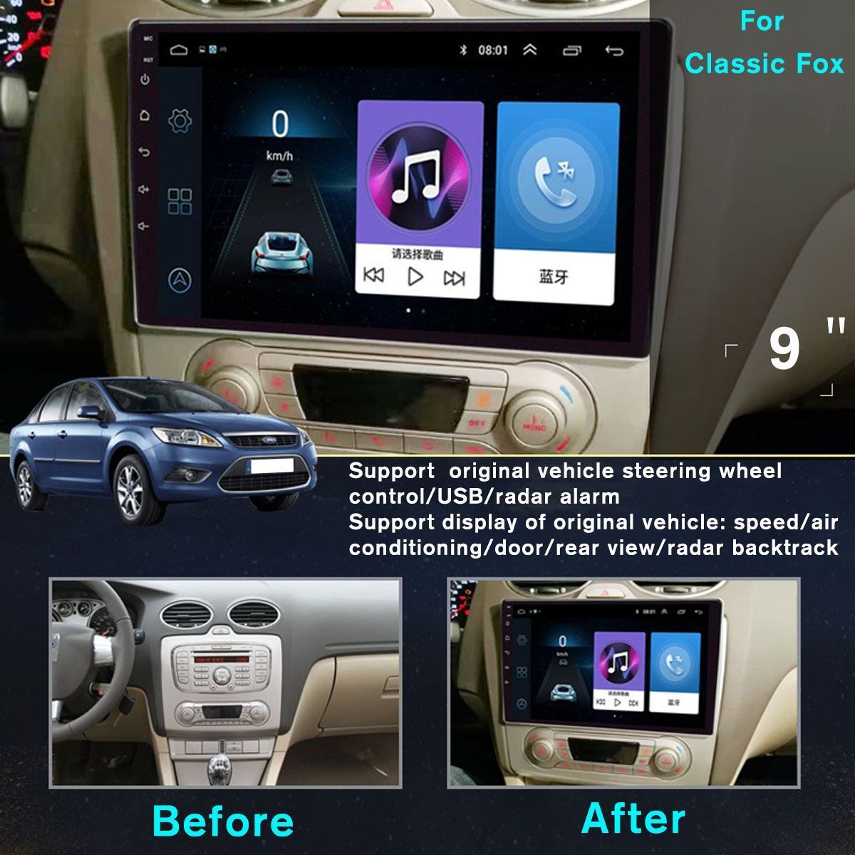 9Inch-for-Android-81-Car-MP5-Player-Quad-Core-2DIN-Touch-Screen-Stereo-GPS-WIFI-AM-For-Classic-Fox-1526281