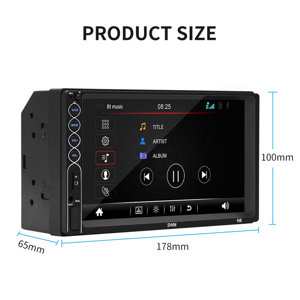 N6-7-Inch-2-Din-Wince-Car-Radio-Stereo-MP5-Player-116G-bluetooth-GPS-Touch-Screen-HD-NAV-FM-AUX-USB--1598805