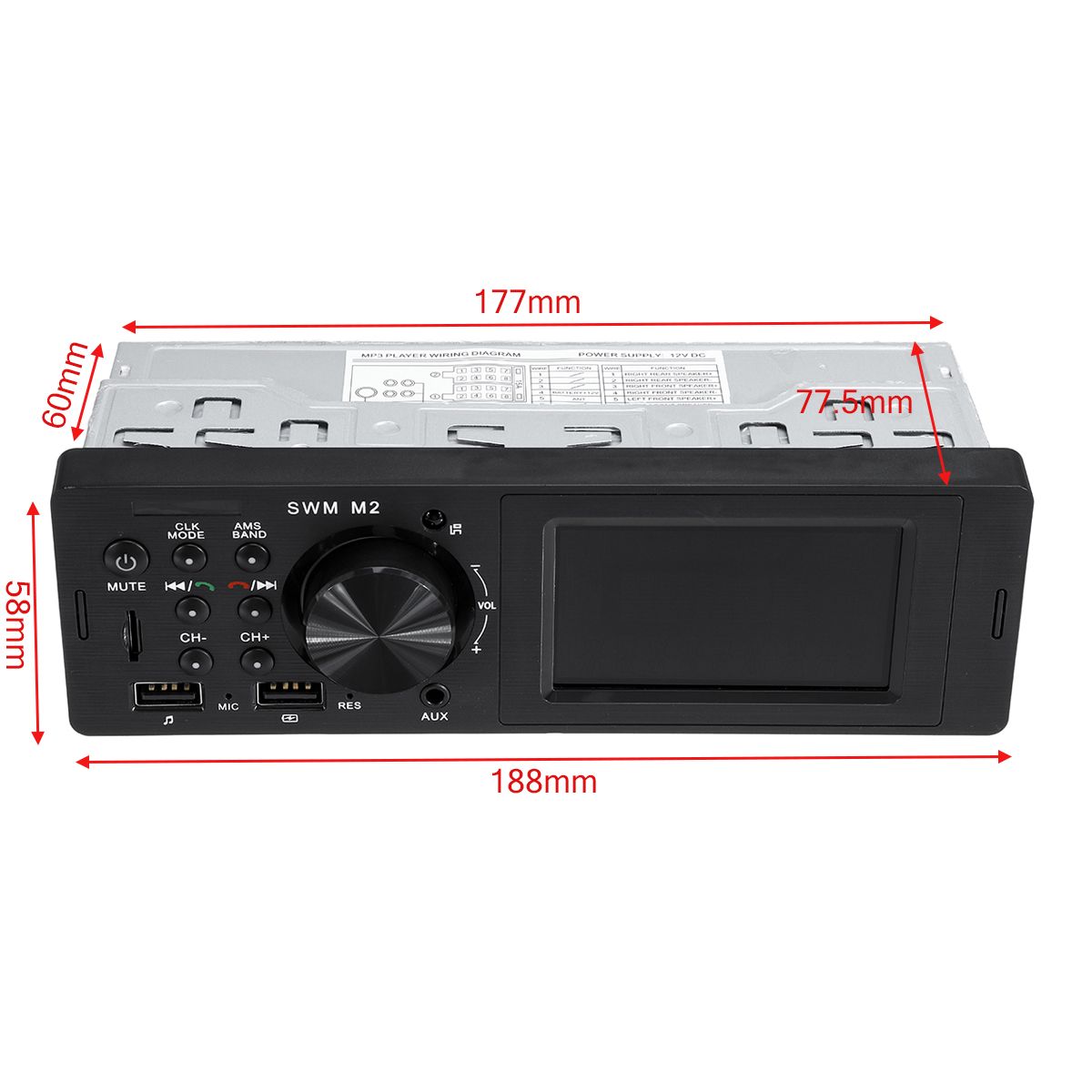 SWM-M2-Car-Stereo-Audio-MP5-MP3-Player-bluetooth-Wireless-FM-Dual-USB-AUX-U-Disk-With-Remote-Control-1628558