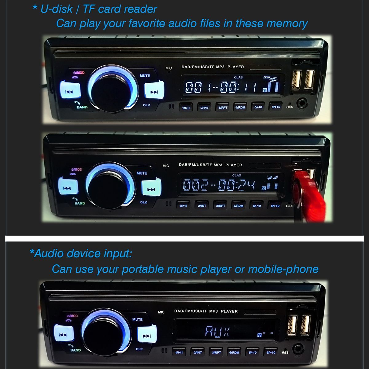 Universal-Single-1-DIN-Car-Digital-Radio-DAB-FM-Support-bluetooth-U-disk-TF-Card-EQ-Setting-Phone-US-1726226