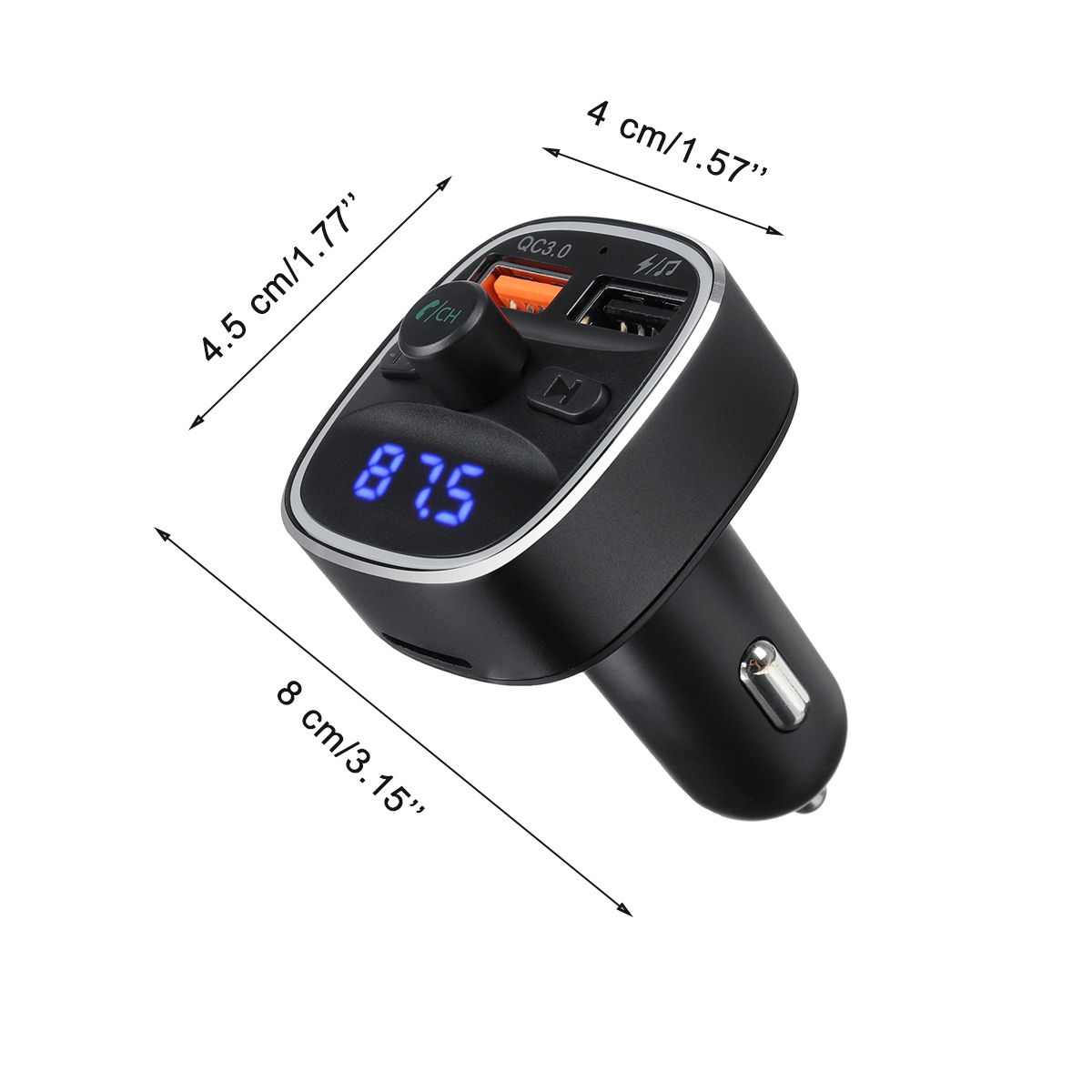 Wireless-bluetooth-FM-Transmitter-In-Car-MP3-Radio-Adapter-Car-Fast-USB-1767943