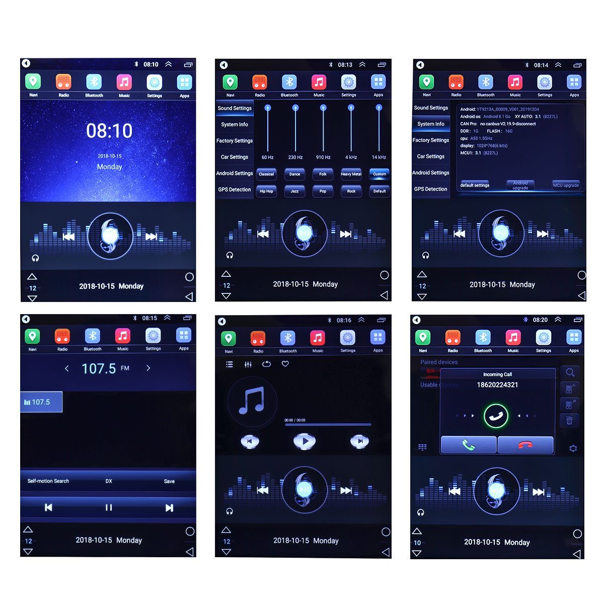 YUEHOO-97-Inch-2DIN-for-Android-81-Car-Stereo-Multimedia-Player-Quad-Core-116G-25D-Portrait-Screen-G-1658887