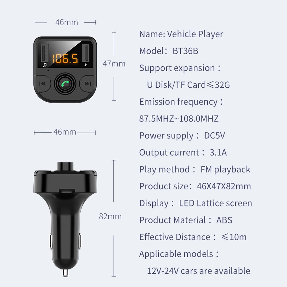 bluetooth-50-Car-FM-Transmitter-Wireless-MP3-Player-Dual-USB-QC-30-12V-24V-1739560