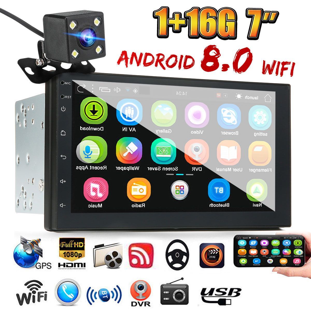 iMars-7-Inch-2-Din-Android-80-Car-Stereo-Radio-MP5-Player-25D-Screen-GPS-WIFI-bluetooth-FM-with-Back-1731033