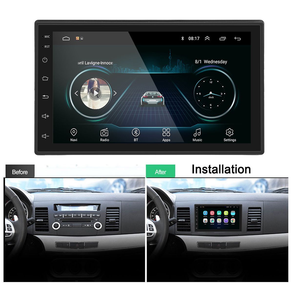 iMars-7-Inch-2-Din-Android-80-Car-Stereo-Radio-MP5-Player-25D-Screen-GPS-WIFI-bluetooth-FM-with-Back-1731033