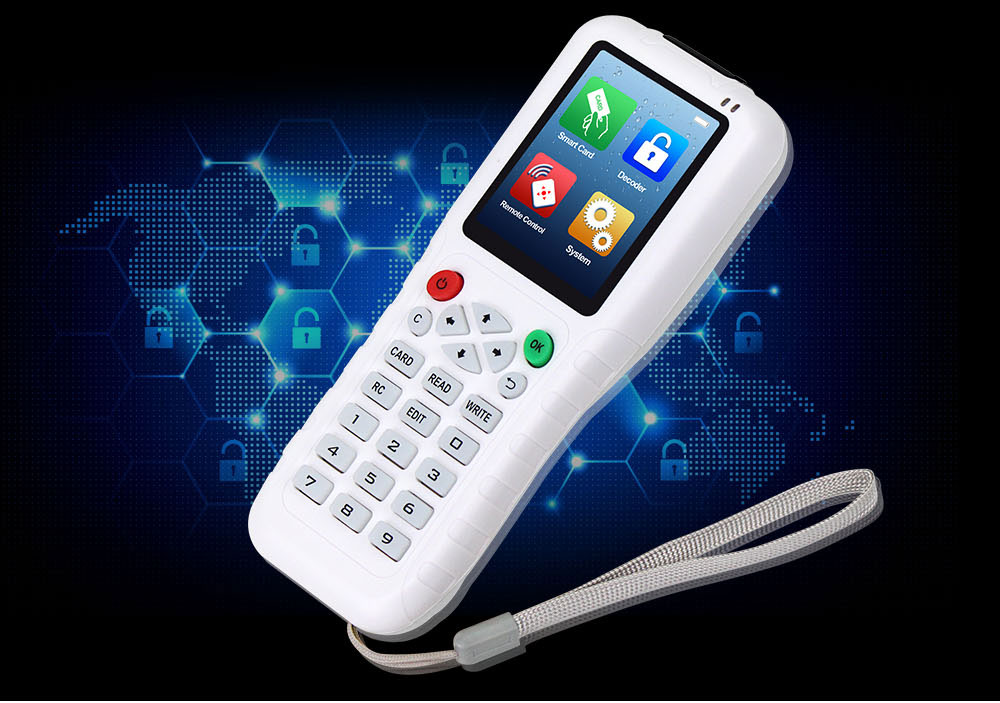 Handheld-125KHz-RFID-Duplicator-Copier-RFID-Reader-Writer-1356MHz-USB-Cloner-NFC-Programmer-EM4305T5-1627639