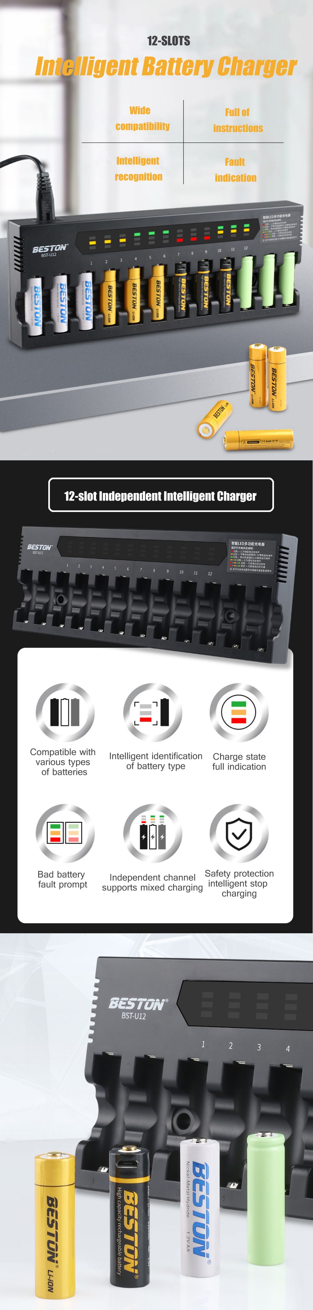 BESTON-U12-12-Slot-Smart-Universal-AA-Li-ion-Ni-MH-Battery-Charger-Multiple-Protection-Flashlight-Mi-1708031