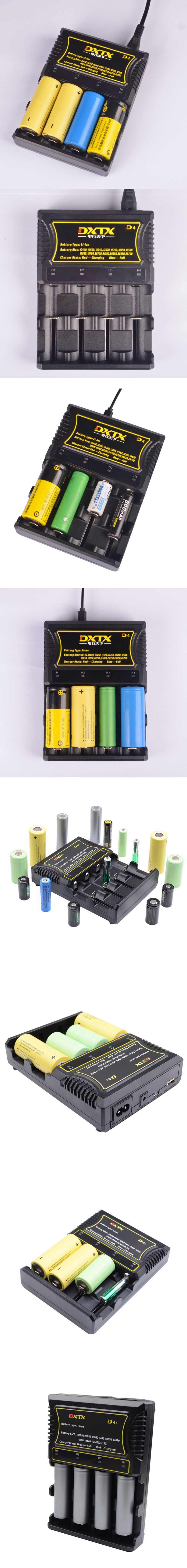 DXTX-D4-240V-42V-500MA4-Universal-4-Slots-Intelligent-Portable-USB-Lithium-Li-Battery-Charger-Compat-1633551