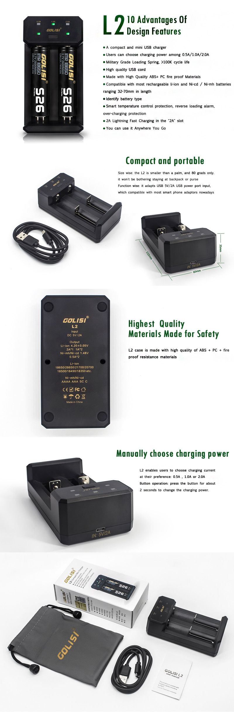 GOLISI-L2-5V-2A-Quick-USB-Charging-Battery-Charger-Current-Optional-Smart-Overcharging-Protection-1414037
