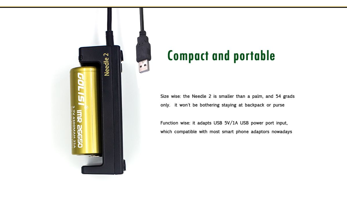 Golisi-Needle-2-LED-Indi-USB-Port-Smart-Lite-Battery-Charger-For-Li-ion-Battery-2Slots-1255576