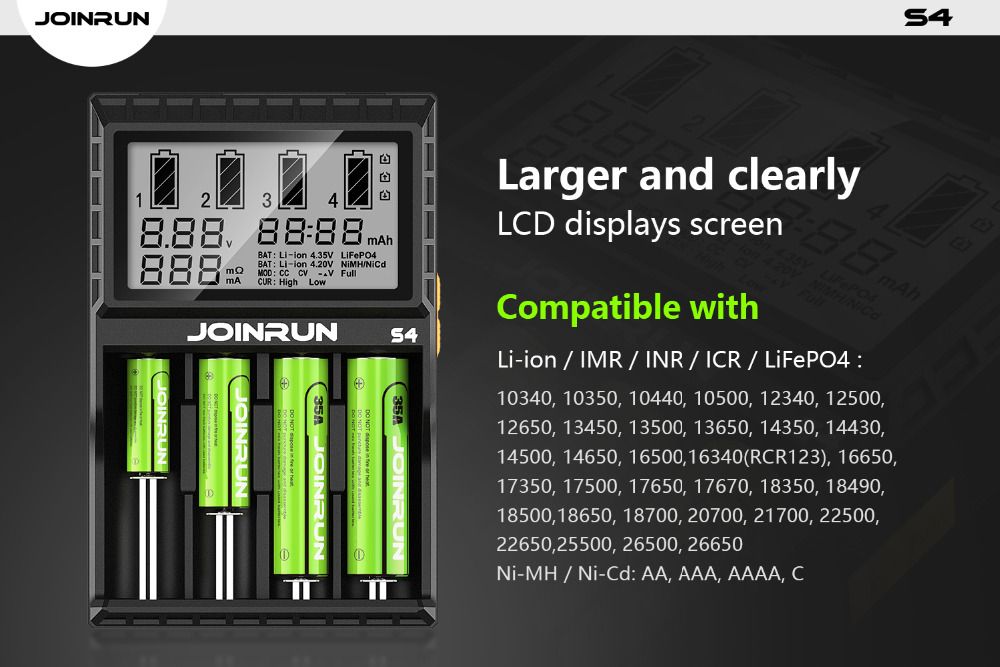 JoinRun-S4-4Slots-EU-Plug-LCD-Display-Automatic-Rapid-Intelligent-Li-ionNI-MHNI-CD-Battery-Charger-1289499