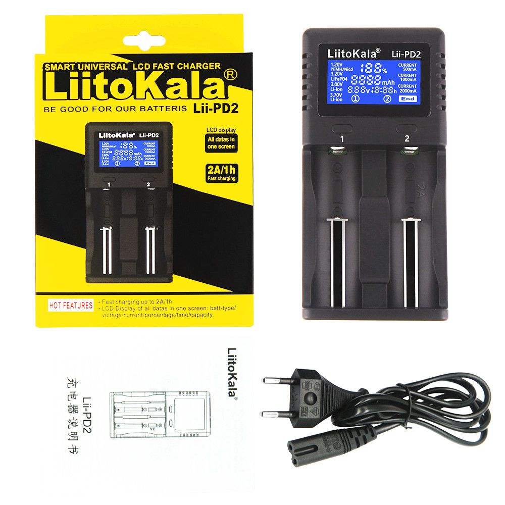 LiitoKala-Lii-PD2-LCD-Battery-Charger-for-18650-26650-21700-2-slot-Lithium-Battery-12V-Car-Socket-Po-1743077