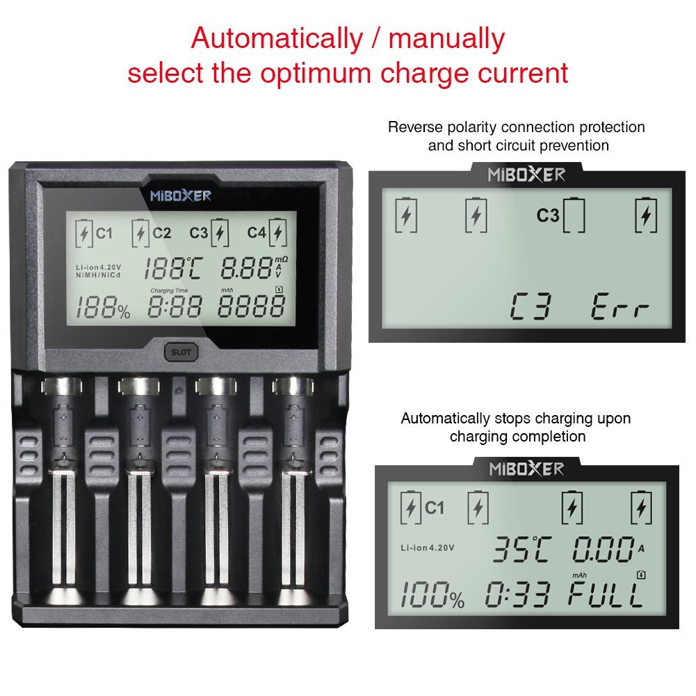 Miboxer-C4-12-LCD-Display-USB-Rapid-Intelligent-Li-ionIMRNi-MH-Battery-Charger-4Slots-US-Plug-1251802