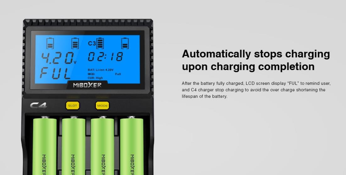 Miboxer-C4-LCD-Display-Rapid-Intelligent-Li-ionIMRINR-Battery-Charger-4-Slots-US-Plug-1251803