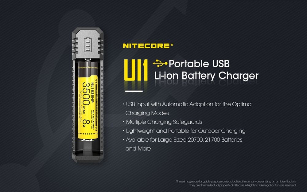 NITECORE-UI1-Single-Slot-Intelligent-USB-Lithium-ion-Battery-Charger-For-18650-18350-20700-21700-ETC-1456948