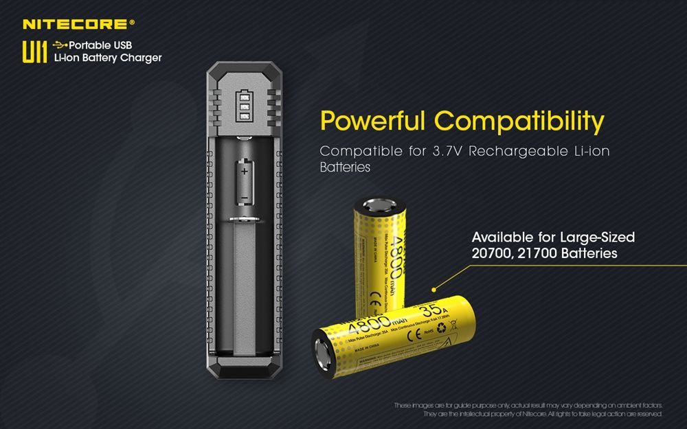 NITECORE-UI1-Single-Slot-Intelligent-USB-Lithium-ion-Battery-Charger-For-18650-18350-20700-21700-ETC-1456948