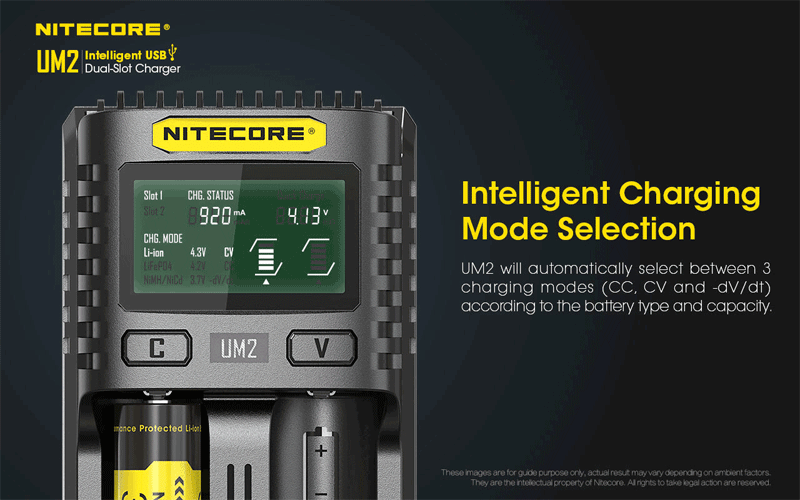 NITECORE-UM2UM4-LCD-Display-5V2A-Lithium-Battery-Charger-USB-QC-Smart-Rapid-Charger-For-AA-AAA-18650-1429020