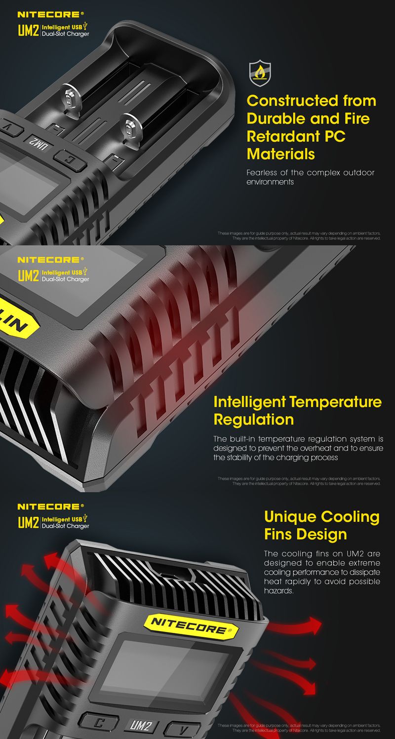 NITECORE-UM2UM4-LCD-Display-5V2A-Lithium-Battery-Charger-USB-QC-Smart-Rapid-Charger-For-AA-AAA-18650-1429020