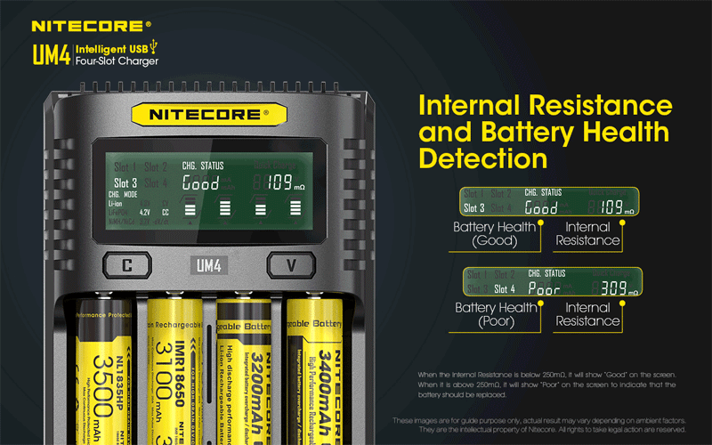 NITECORE-UM4UM2-LCD-Screen-Display-Lithium-Battery-Charger-4-Slots-USB-Charging-Smart-Rapid-Battery--1429016