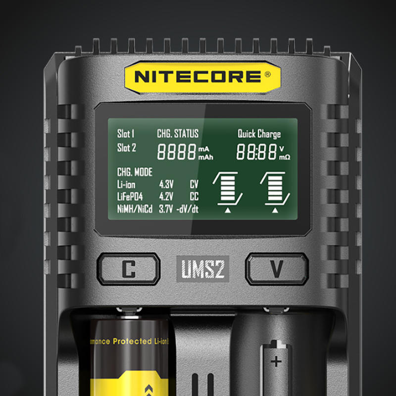 NITECORE-UMS2-USB-Battery-Charger-LCD-Screen-Smart-Charger-For-26650-18650-21700-16340-18350-1391381