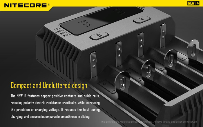 Nitecore-NEW-I4-Intelligent-Smart-Li-ionIMRLiFePO4-Battery-Battery-Charger-For-Almost-all-Battery-Ty-1083625