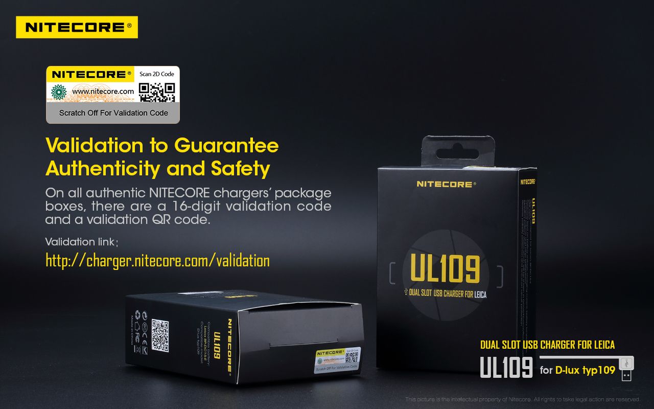 Nitecore-UL109-Digital-Dual-Slot-USB-Travel-Battery-Charger-For-LEICA-D-LUX-TYP109-Camera-1322079