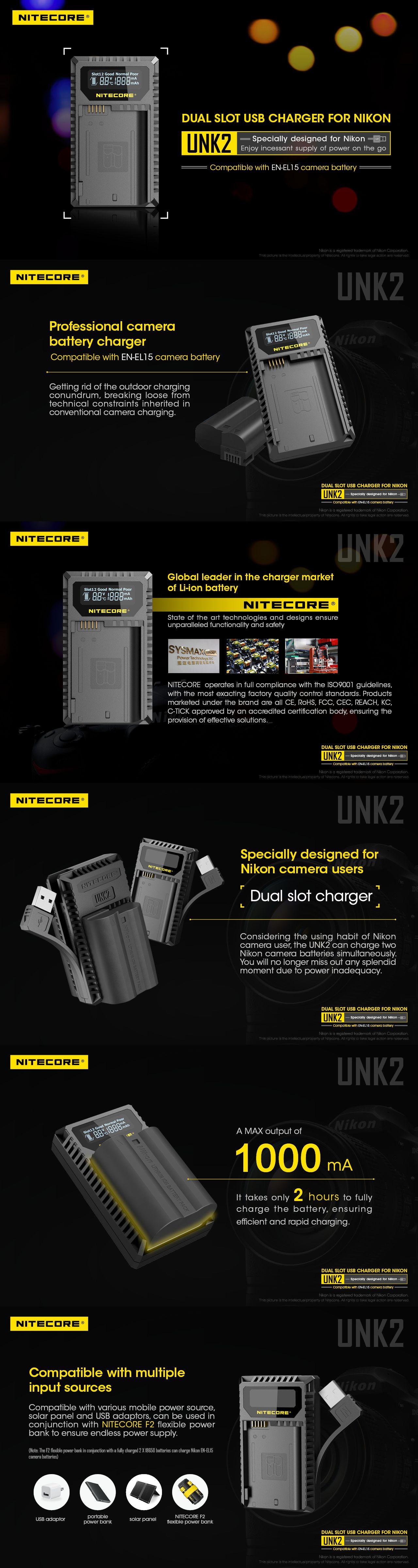 Nitecore-UNK2-Dual-Slots-Port-USB-Digital-Battery-Charger-for-Nikon-EN-EL15-Camera-Battery-1340830
