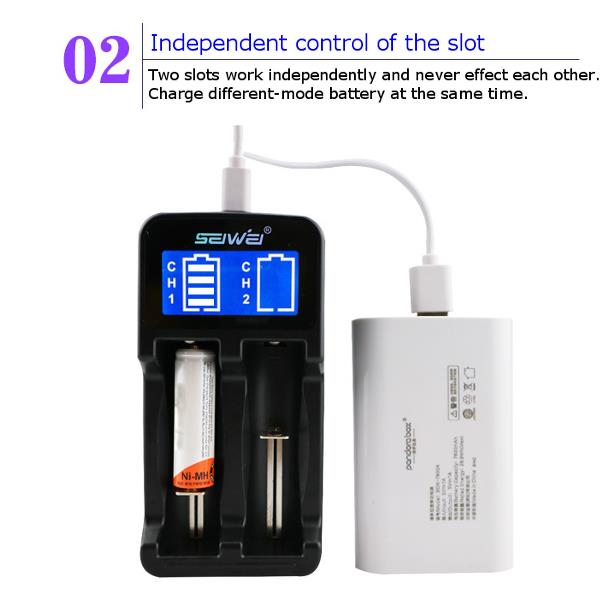 SEIWEI-SW-1-LCD-Display-Micro-USB-Port-Rapid-Smart-Battery-Charger-For-18650-26650-Single-Slot-1255587