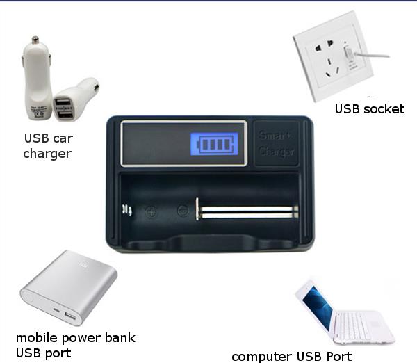 SEIWEI-SW-1-LCD-Display-Micro-USB-Port-Rapid-Smart-Battery-Charger-For-18650-26650-Single-Slot-1255587