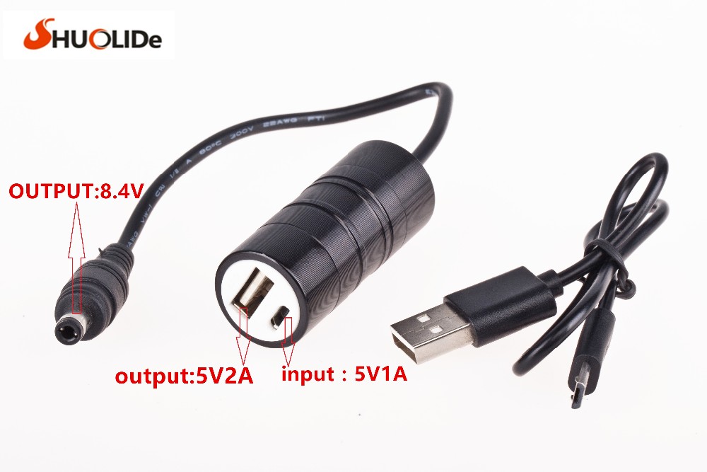 SHUOLIDE-84V-Multi-function-Portable-USB-Charger-Cable-for-Li-ion-Battery-Bicycle-Light-Phone-1263224
