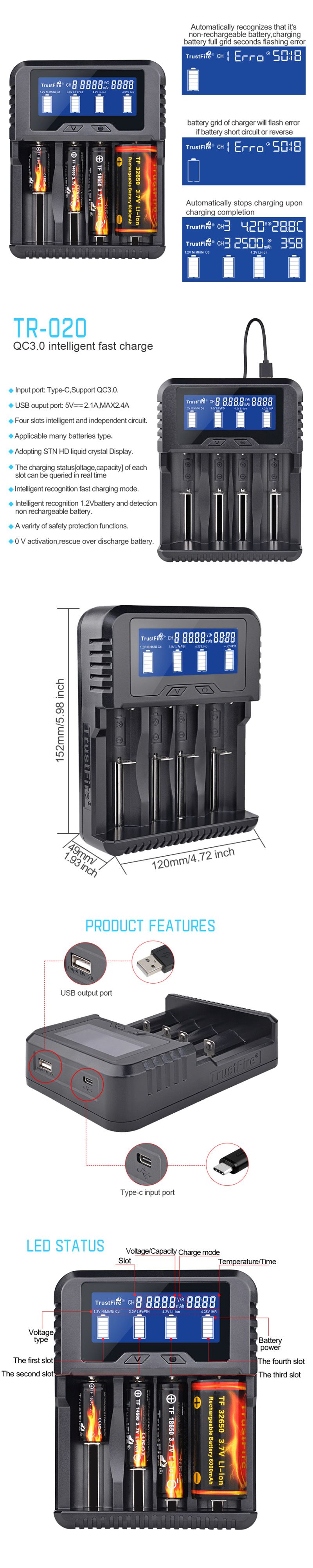 Trustfire-TR-020-QC30-Quick-Charge-Universal--USB-Charging-Battery-Charger-1457507