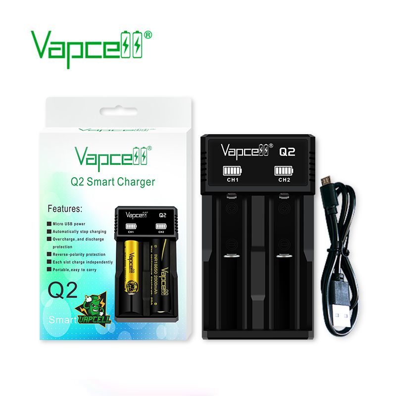 Vapcell-Q2-2-Slot-1A-Simple-Smart-Micro-USB-Battery-Charger-LED-Indicator-Powerful-Charger-For-Li-io-1629799