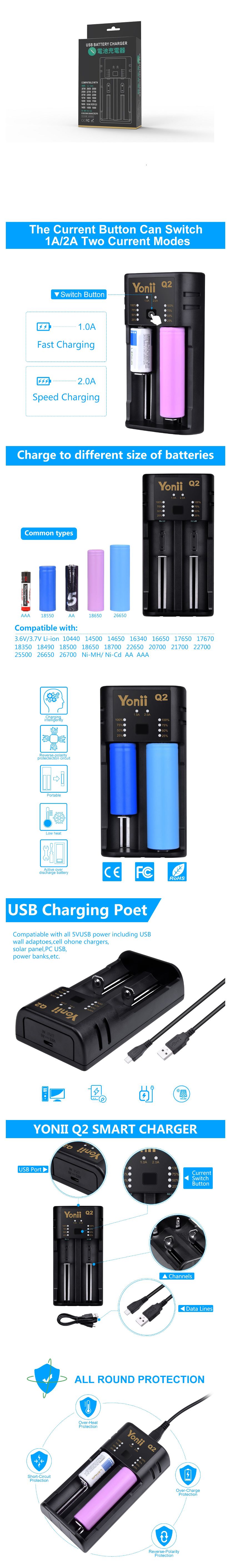 Yonii-Q2-Double-Slot-USB-Rechargeable-Lithium-Battery-Charger-Multi-functional-Intelligent-Charger-f-1551827