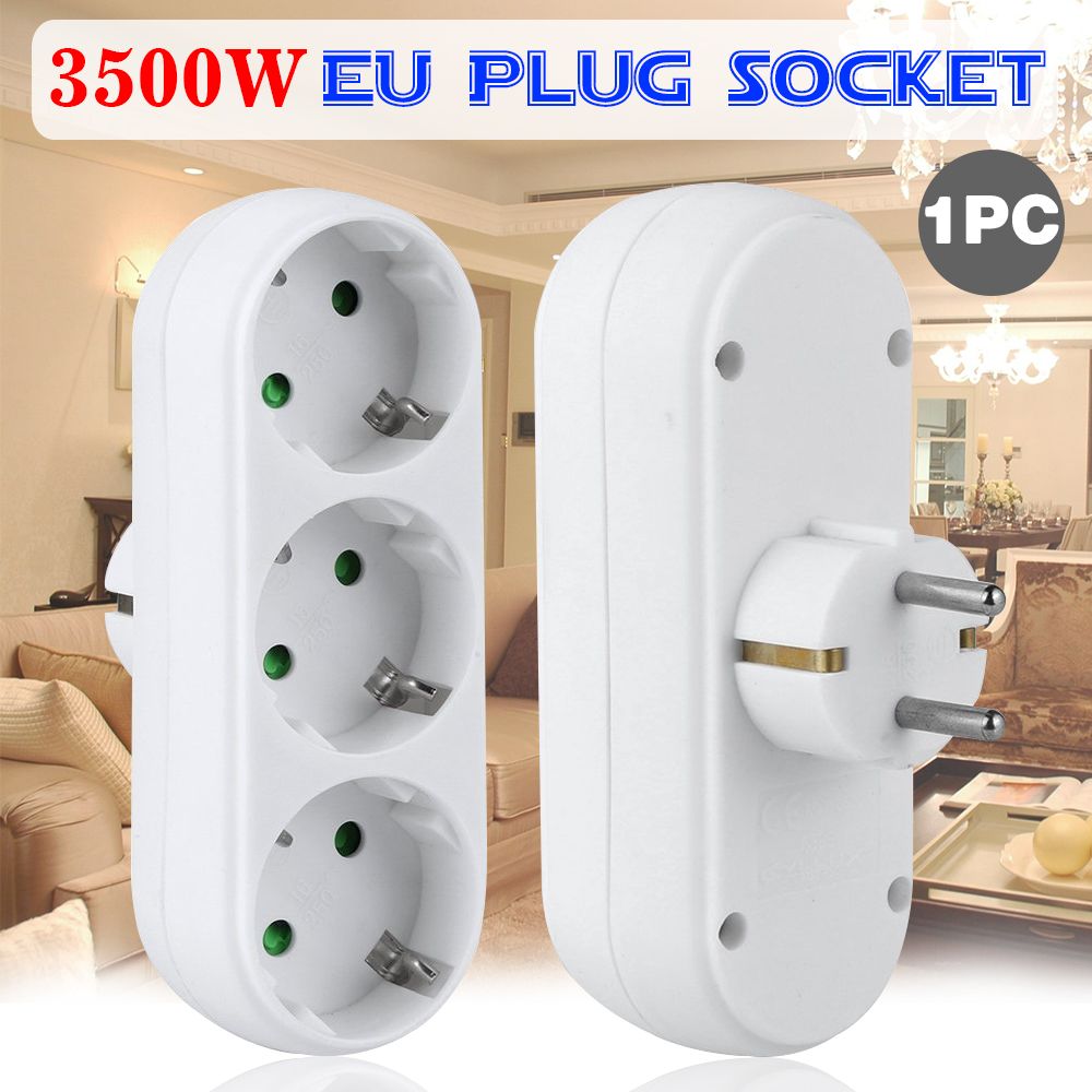 3500W-250V-16A-EU-Plug-Socket-With-3-Outlets-Travel-Adapter-Power-Strip-Extension-Smart-USB-Charger-1342937