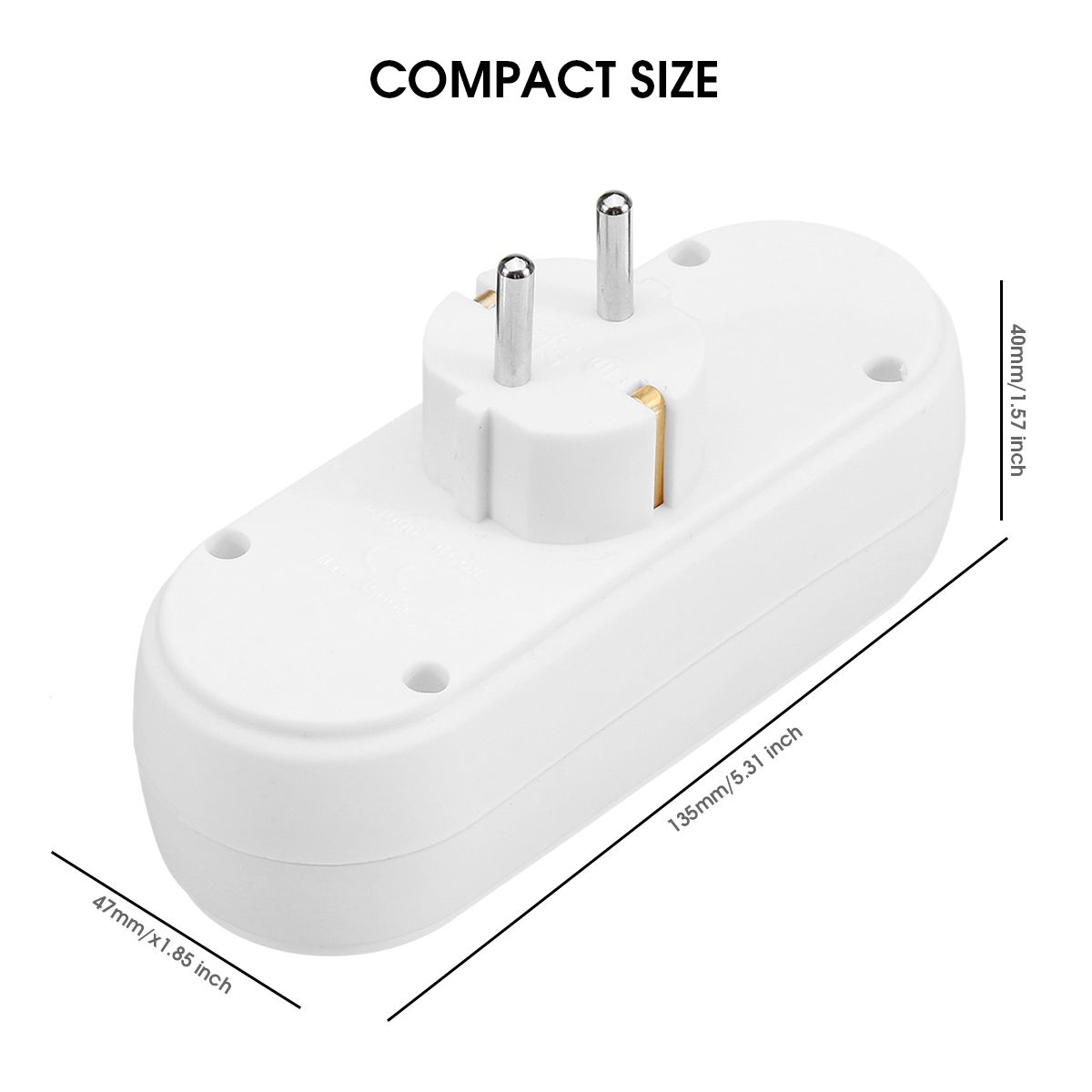 3500W-250V-16A-EU-Plug-Socket-With-3-Outlets-Travel-Adapter-Power-Strip-Extension-Smart-USB-Charger-1342937