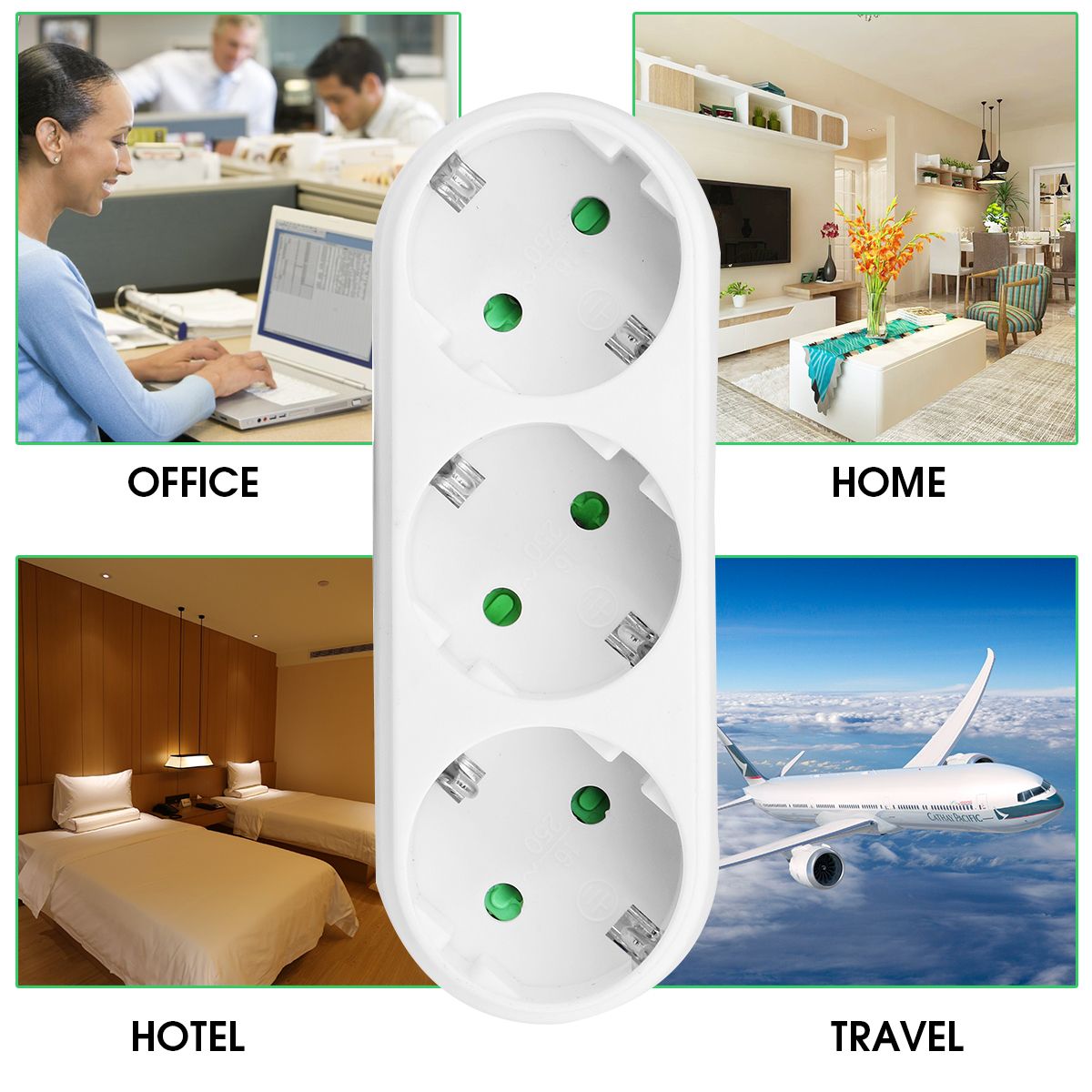 3500W-250V-16A-EU-Plug-Socket-With-3-Outlets-Travel-Adapter-Power-Strip-Extension-Smart-USB-Charger-1342937