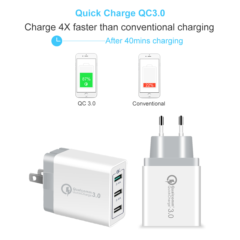 AiNaU-3-USB-Ports-3A-QC30-US-Wall-Travel-Charger-For-iphoneX-88Plus-Samsung-S8-Letv-6-mi5-mi-1214160