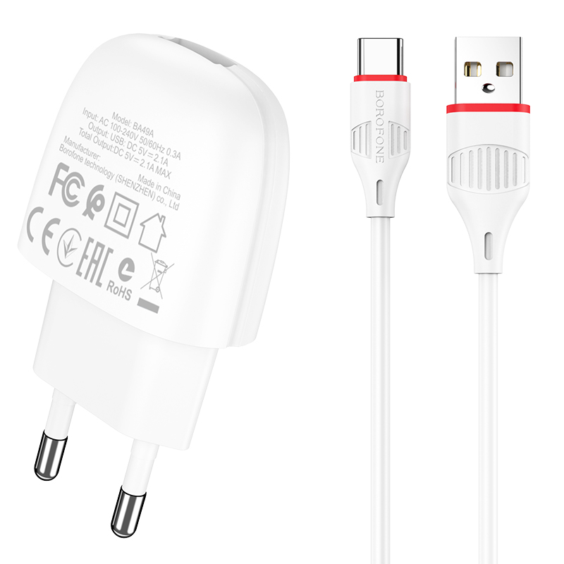 BOROFONE-BA49A-USB-Charger-Fast-Charging-Wall-Travel-Charger-Adapter-wiht-USB-Cable-For-iPhone-XS-11-1707149