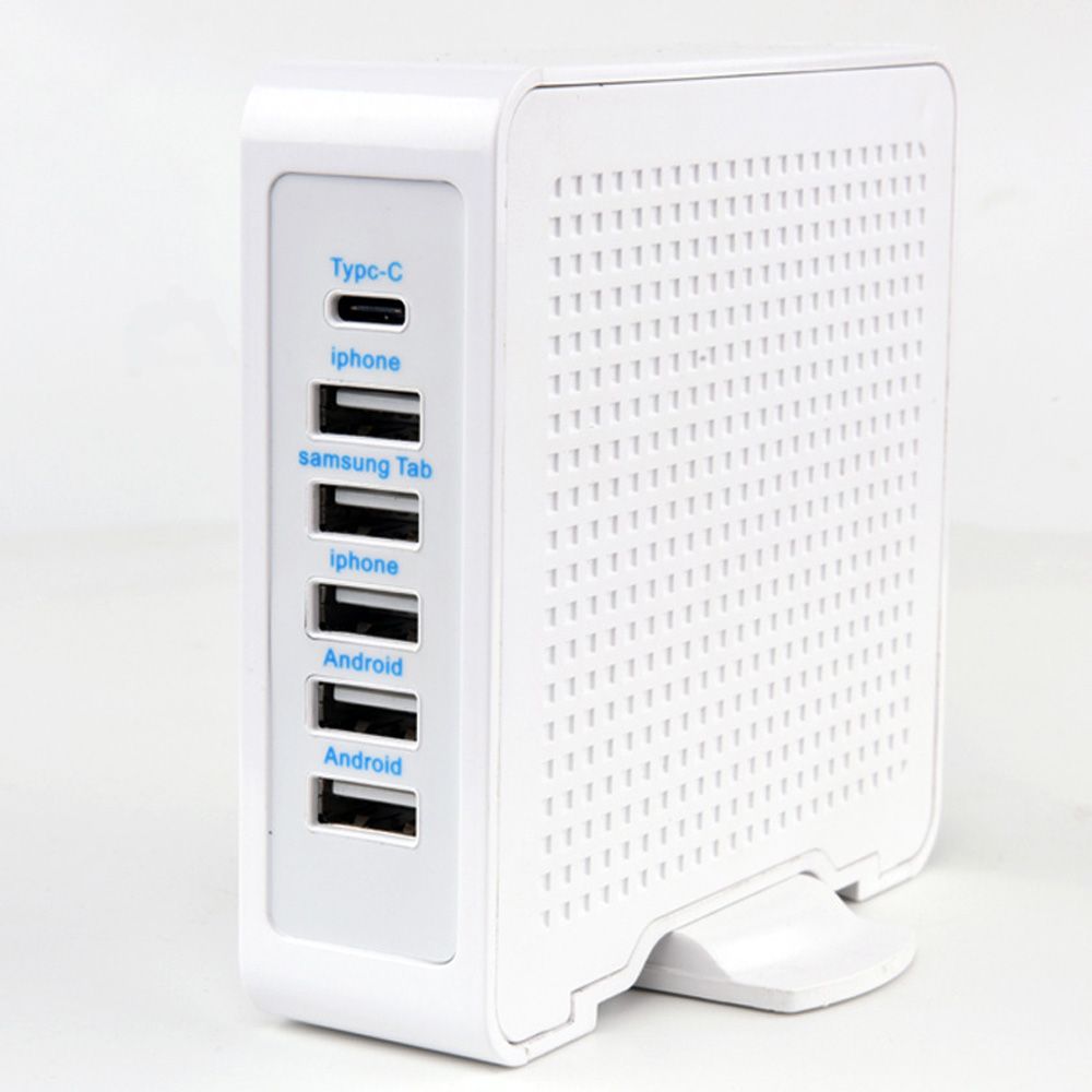 Bakeey-10A-6-Ports-Multi-EU-Plug-Type-C-Quick-Charging-USB-Charger-Adapter-For-iPhone-iPad-iPod-HUAW-1535681
