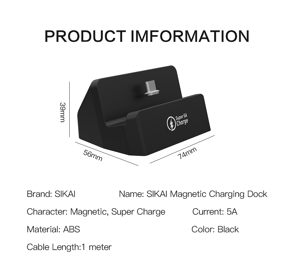 Bakeey-10th-Gen-5A-Super-Charging-Magnetic-Quick-Charging-Dock-Stand-USB-Charger-Cable-for-Huawei-Ma-1643977