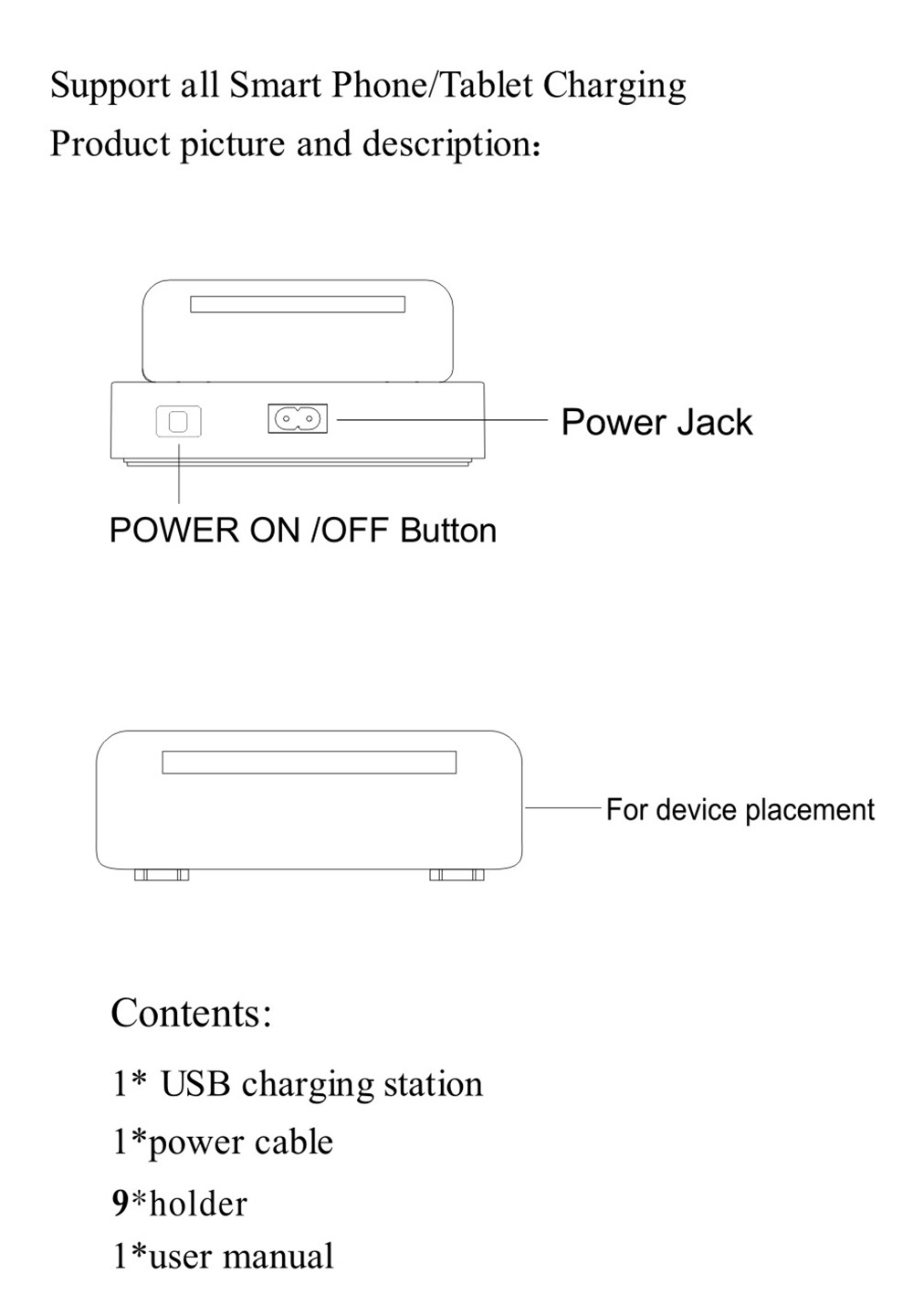 Bakeey-110W-8-Ports-3-QC30-Quick-Charge-Desktop-Smart-USB-Charger-for-iPhone11-Pro-Max-for-Samsung-S-1669487