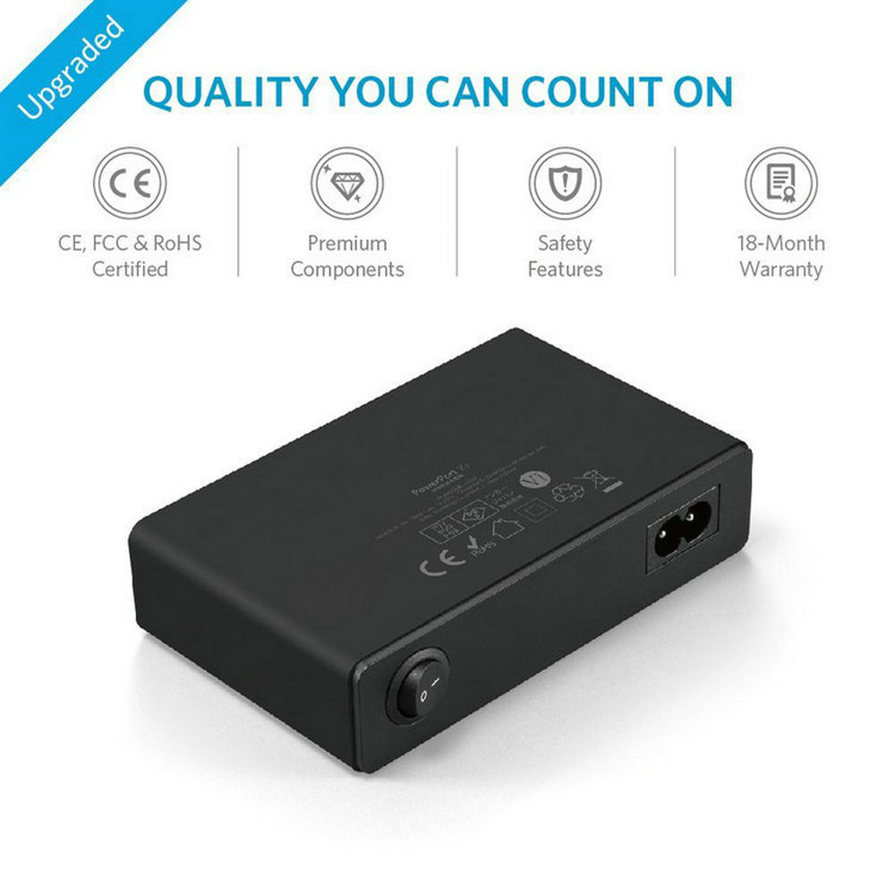 Bakeey-12A-60W-Multi-port-Smart-Phone-EU-USB-Charger-Adapter-For-HUAWEI-P30-XIAOMI-MI9-S10-S10-1538147