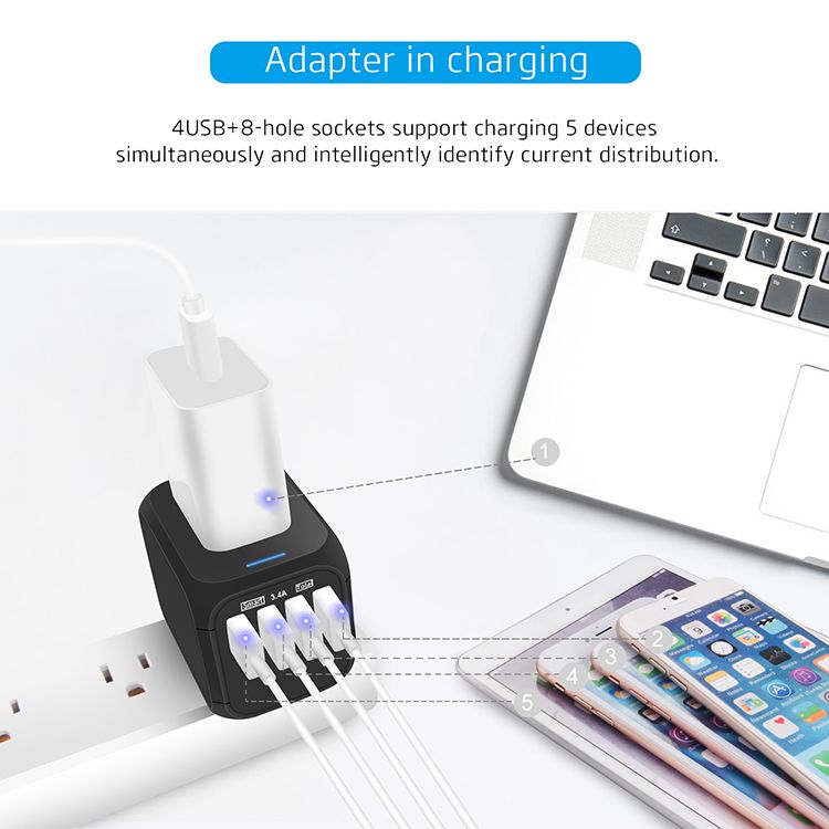 Bakeey-2200W-4-USB-International-Universal-Worldwide-Wall-Fast-Charging-Power-Charger-with-Travel-Ad-1619391