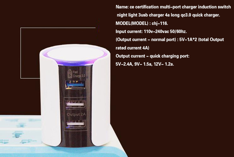 Bakeey-3-USB-Ports-QC30-Quick-Charge-USB-Charger-EU-Plug-with-LED-Touch-for-Mobile-Phone-1296412